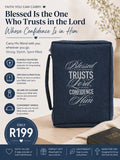 Blessed Is the One Who Trusts in the Lord Whose Confidence Is in Him Polyester Bible Bag